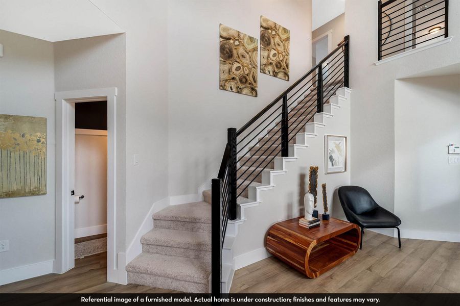 Furnished interior view inside a new home in Caney Mills, Conroe (Image 16).