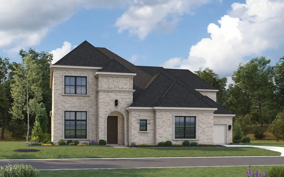 Representative exterior photo of a completed home built from the 6081 by Tradition Homes in The Parks at Wilson Creek, Celina, TX (Image 3).