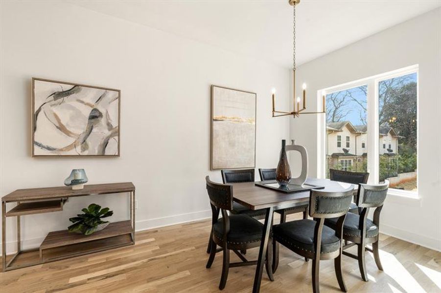 Furnished interior view inside a new home in Madison Park South, Atlanta (Image 6).