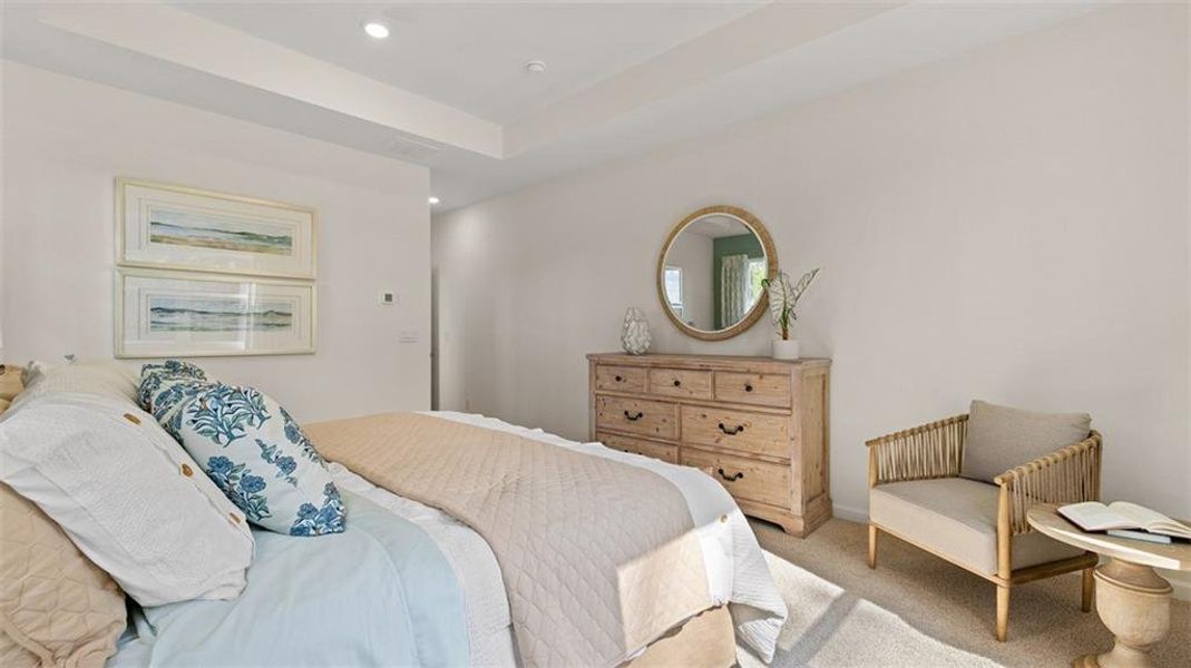 Furnished interior view inside a new home in Preserve at Dove Creek, Statham (Image 46).