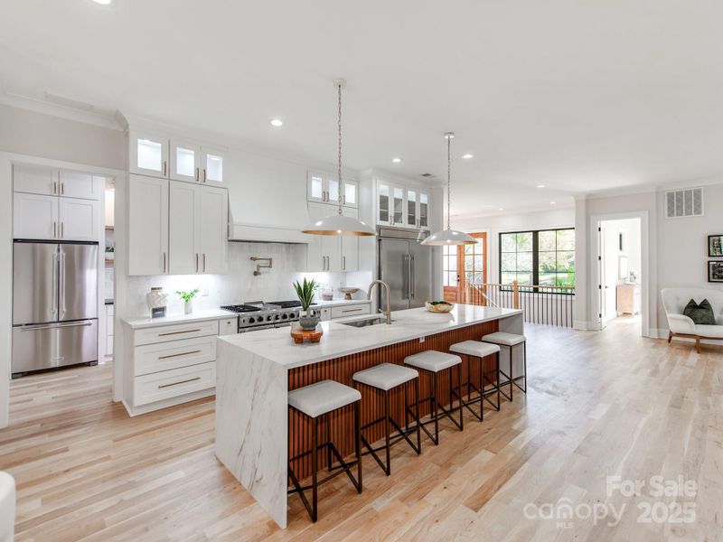 Furnished interior view inside a new home in , Charlotte (Image 31).