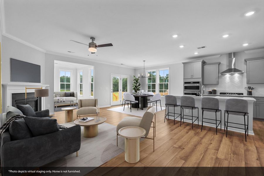 Furnished interior view inside a new home in Lilah Grove, Summerfield (Image 7).