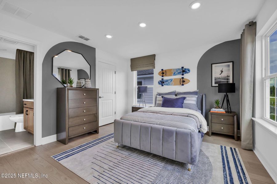 Furnished interior view inside a new home in Double Branch, Middleburg (Image 18).