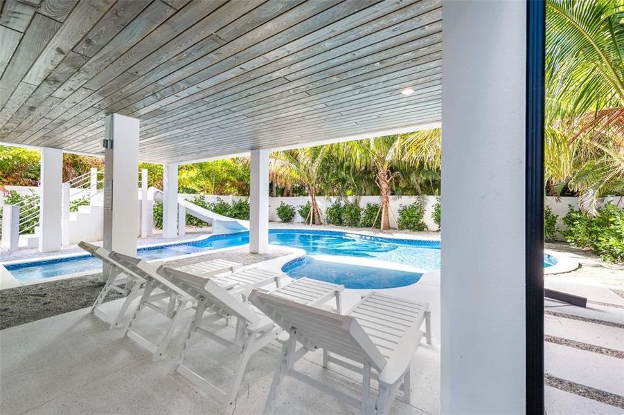 Exterior details and patio area of a home in , Sarasota (Image 29). Exterior details and patio area of a home in , Sarasota (Image 29).