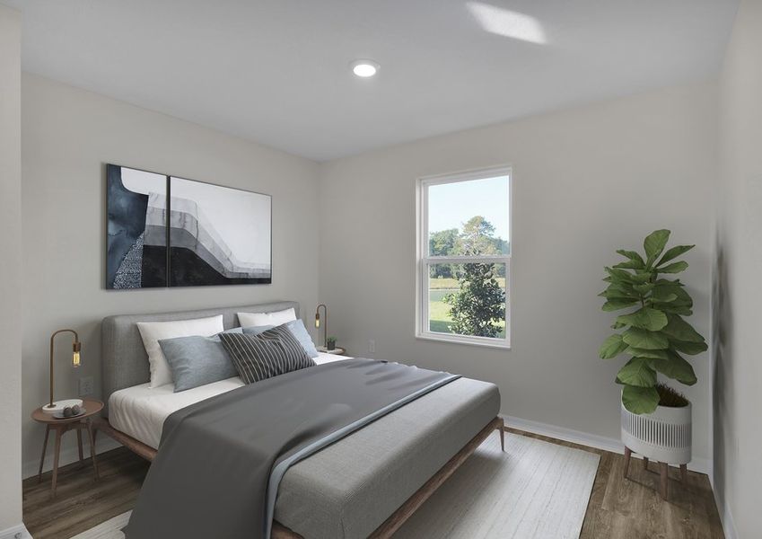 Rest and relaxation await in the family room Rest and relaxation await in the family room