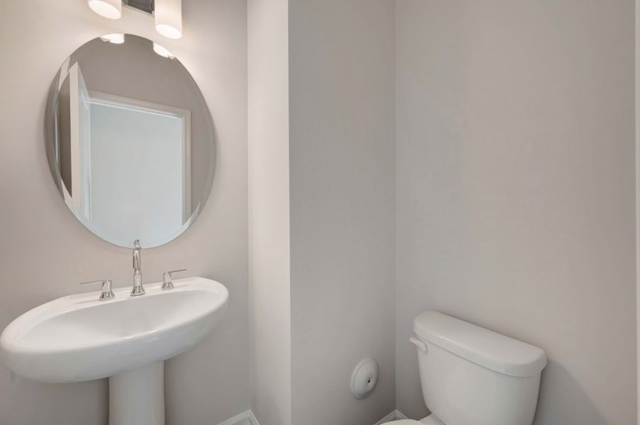 Representative furnished interior of a home built from the Huck by Tri Pointe Homes in Twinleaf Townes, Chapel Hill (Image 25).