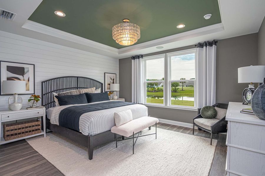 Furnished interior view inside a new home in Sun City Hilton Head, Bluffton (Image 13).