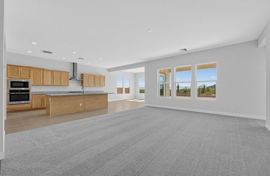 Spacious, unfurnished interior of a new home in Ladera Trails, Queen Creek (Image 14). Spacious, unfurnished interior of a new home in Ladera Trails, Queen Creek (Image 14).