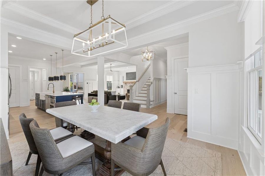 Furnished interior view inside a new home in Crossroads, Milton (Image 5).