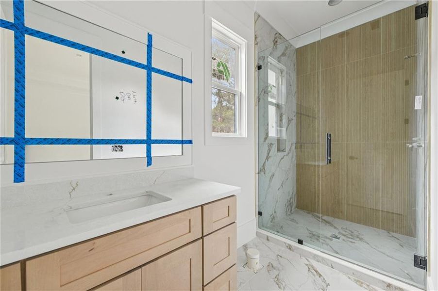 In-progress construction of a new home in , Buford, GA (Image 24).