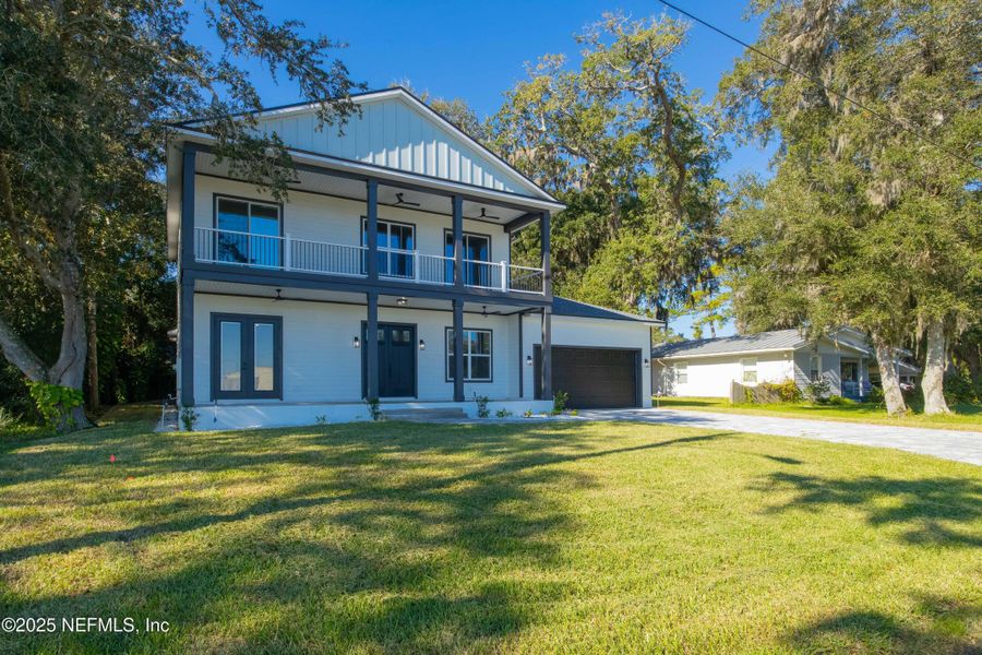Front exterior of a new home in , St. Augustine, FL, highlighting curb appeal (Image 34). Front exterior of a new home in , St. Augustine, FL, highlighting curb appeal (Image 34).
