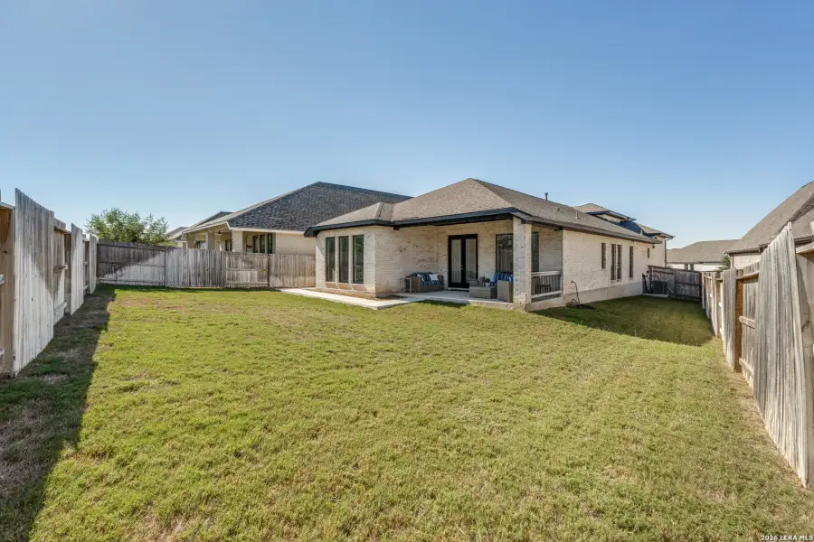 Exterior details and patio area of a home in Veramendi, New Braunfels (Image 4).