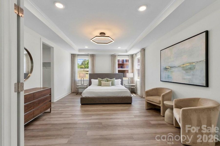 Furnished interior view inside a new home in , Hickory (Image 15).