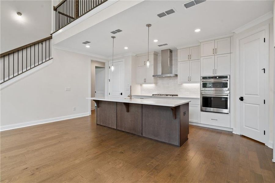 Furnished interior view inside a new home in Promenade at Sawnee Village, Cumming (Image 6).