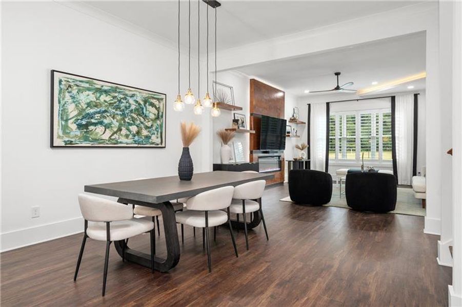 Furnished interior view inside a new home in , Stockbridge (Image 20).