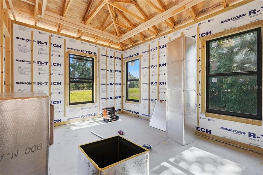 In-progress construction of a new home in , Avon Park, FL (Image 28).