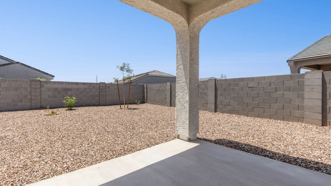 Exterior details and patio area of a home in Rio Rancho Estates, Wittmann (Image 2).