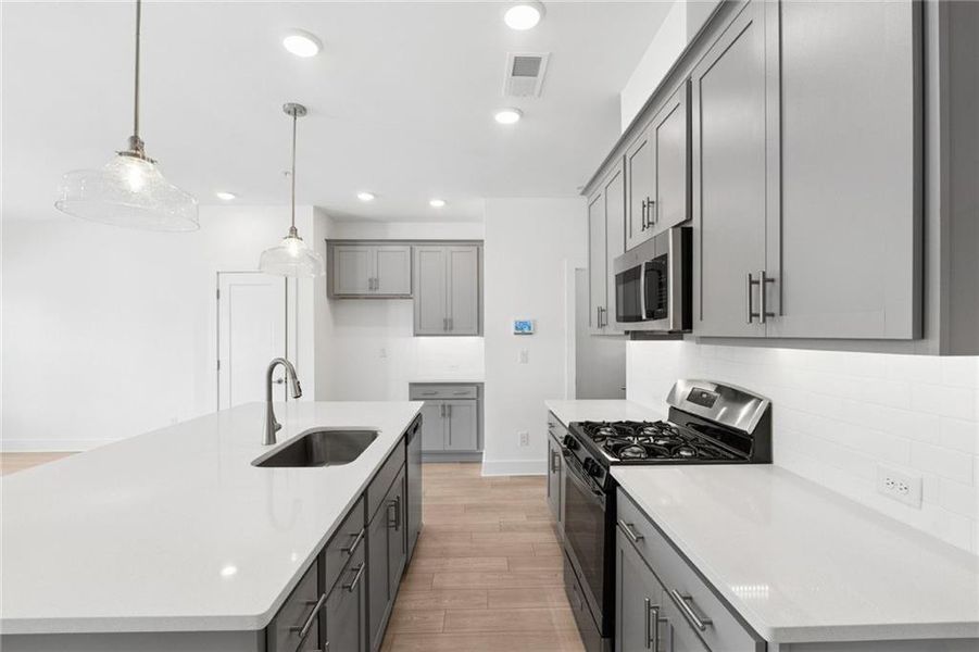 Furnished interior view inside a new home in Grandview Terrace, Canton (Image 6).