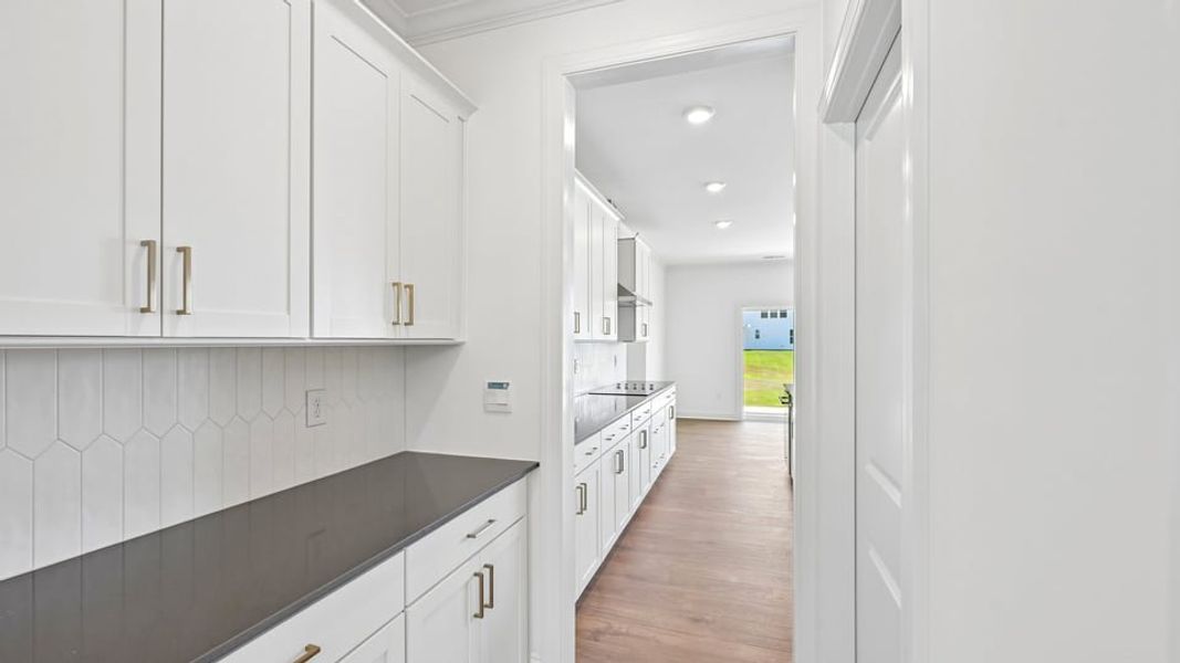 Furnished interior view inside a new home in Eagle Creek, Fuquay Varina (Image 5).