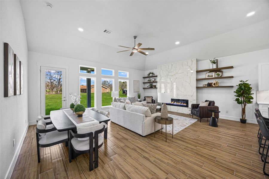 Furnished interior view inside a new home in , Dayton (Image 14).