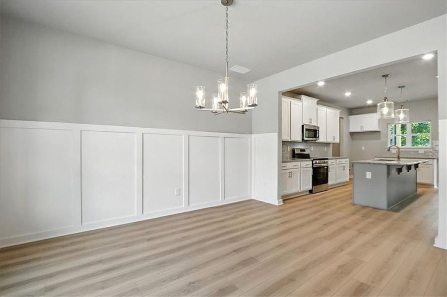 Spacious, unfurnished interior of a new home in Traditions of Braselton, Jefferson (Image 53).