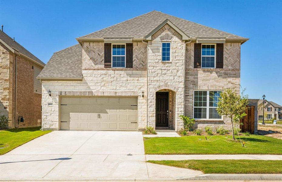 NEW CONSTRUCTION: Beautiful two-story home available at Wellington in Fort Worth