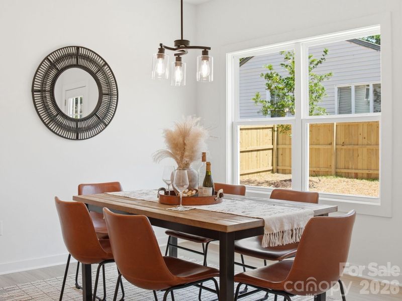 Furnished interior view inside a new home in , Charlotte (Image 19).