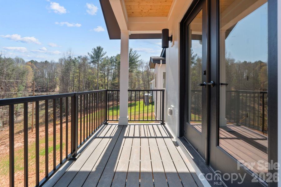 Exterior details and patio area of a home in , Hickory (Image 3).