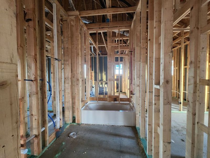 In-progress construction of a new home in Rocky Top, Krum, TX (Image 5).