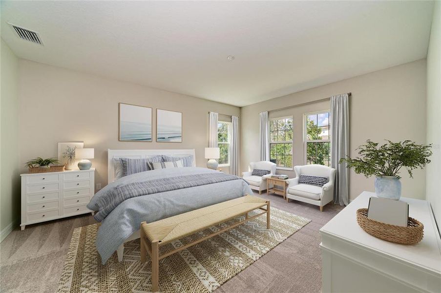 Furnished interior view inside a new home in Caldera, Spring Hill (Image 11).