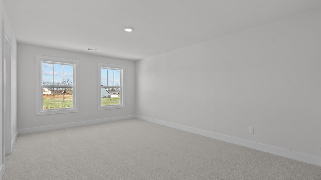 Memorable space offering plush carpet underfoot and a thoughtfully planned walk-in closet Memorable space offering plush carpet underfoot and a thoughtfully planned walk-in closet
