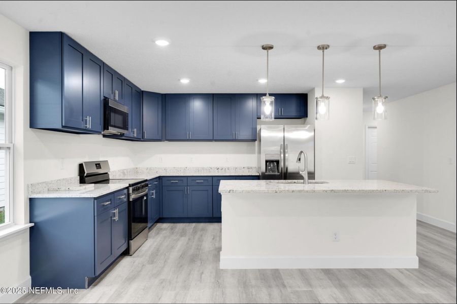 Furnished interior view inside a new home in , Jacksonville (Image 10).