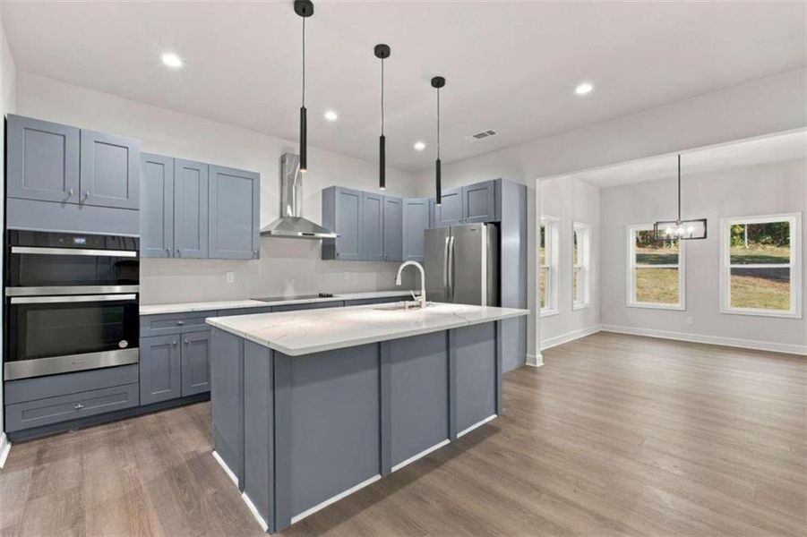 Furnished interior view inside a new home in , Snellville (Image 10).