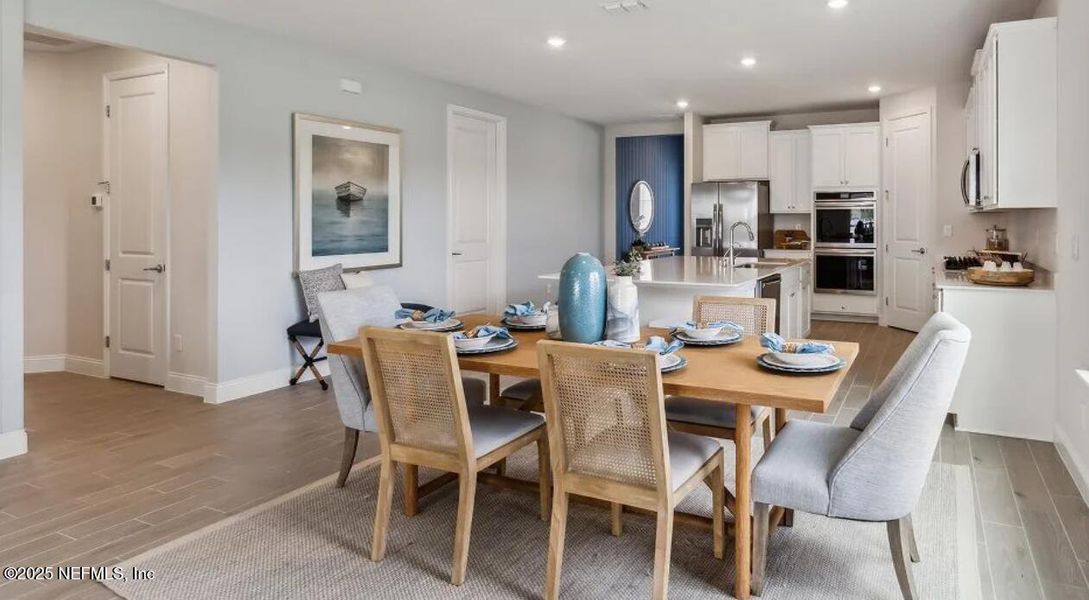 Furnished interior view inside a new home in Silver Falls Single Family at SilverLeaf: Silver Falls 50s at SilverLeaf, St. Johns (Image 6). Furnished interior view inside a new home in Silver Falls Single Family at SilverLeaf: Silver Falls 50s at SilverLeaf, St. Johns (Image 6).