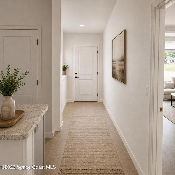 Furnished interior view inside a new home in St. John's Preserve, Palm Bay (Image 5).
