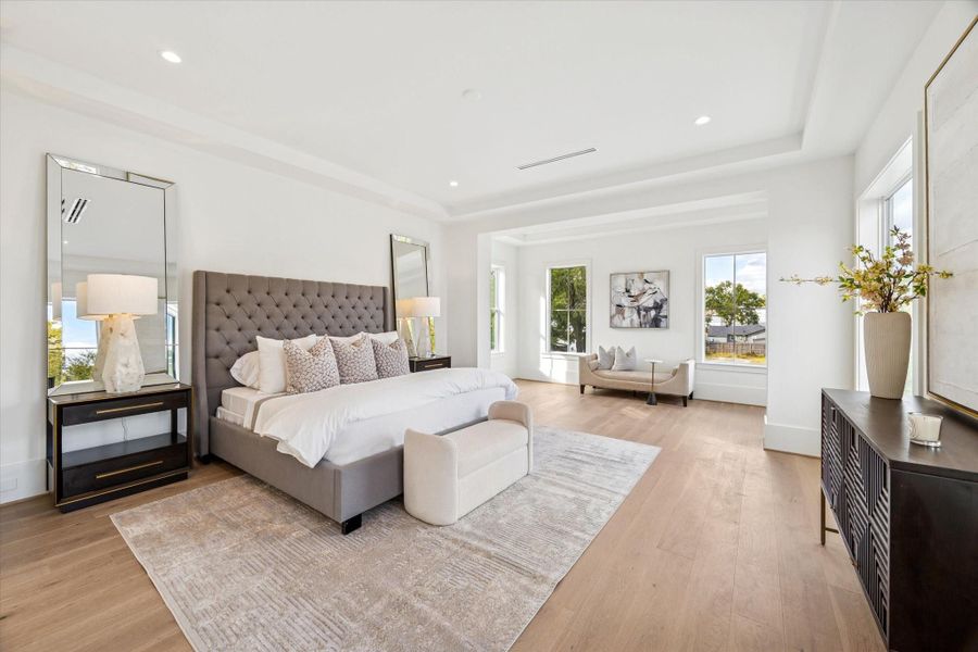 Furnished interior view inside a new home in , Houston (Image 18).