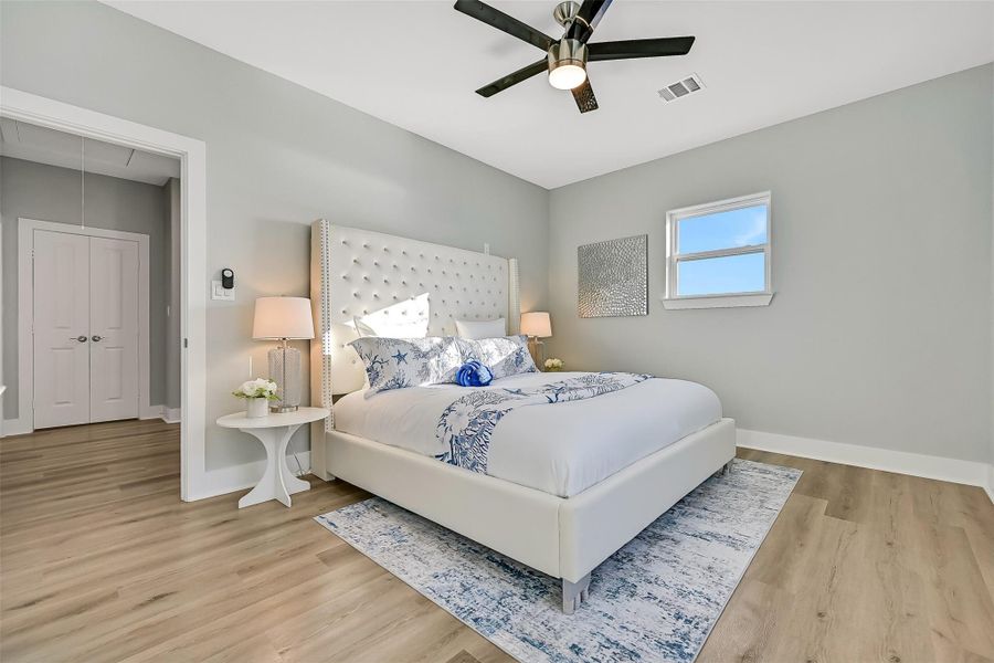 Furnished interior view inside a new home in , Galveston (Image 34). Furnished interior view inside a new home in , Galveston (Image 34).