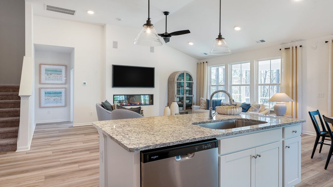 Furnished interior view inside a new home in Bluffs at Sun Colony, Longs (Image 6).