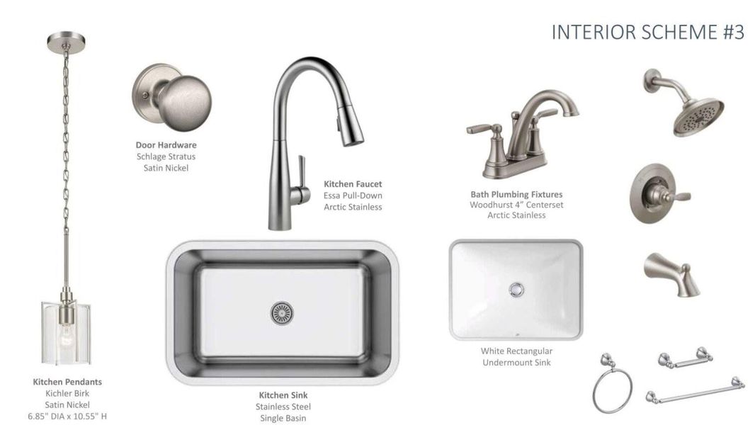 Sample of building materials used in homes in Elyson, Katy (Image 5).