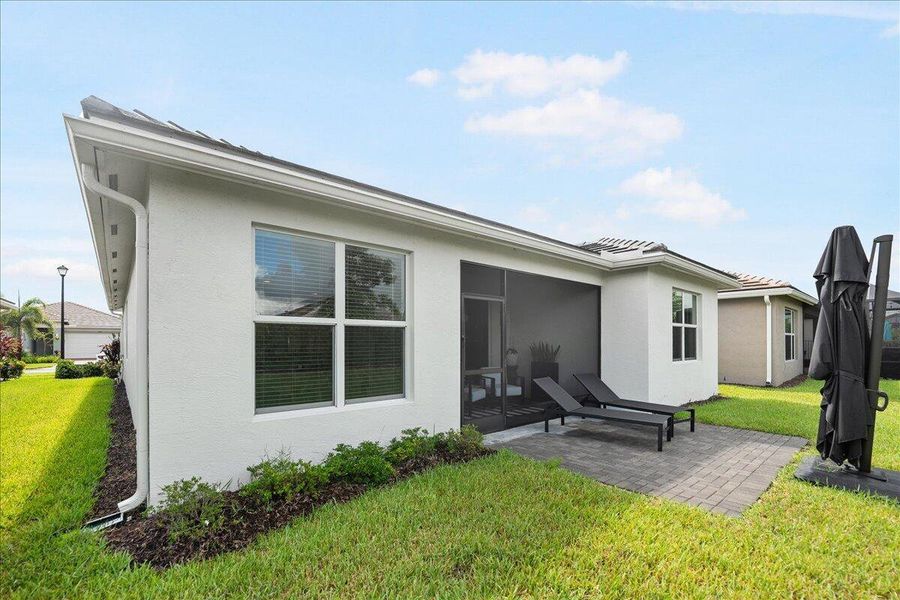 Front exterior of a new home in , Port St. Lucie, FL, highlighting curb appeal (Image 20).