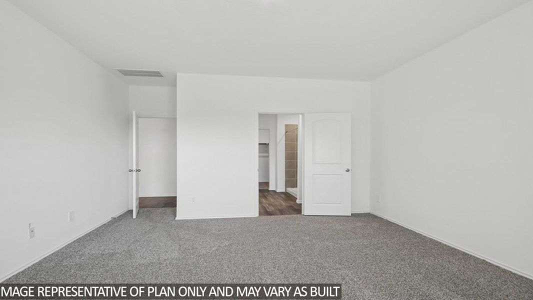 Spacious, unfurnished interior of a new home in Harrington Trails at The Canopies, Splendora (Image 11).