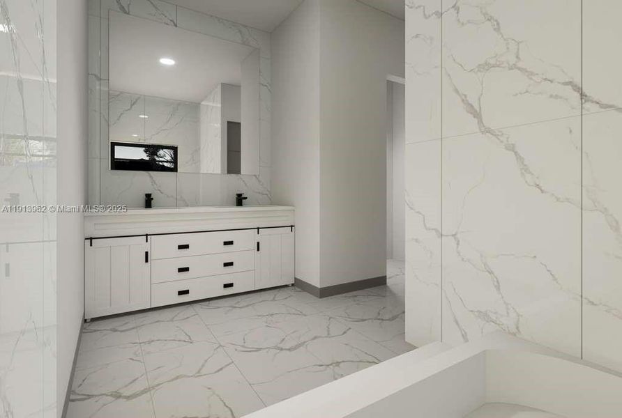 Furnished interior view inside a new home in , Cape Coral (Image 9). Furnished interior view inside a new home in , Cape Coral (Image 9).