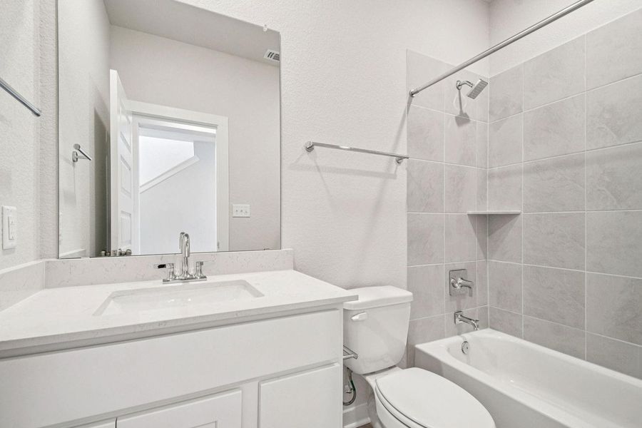 Furnished interior view inside a new home in Avery Centre, Round Rock (Image 11).
