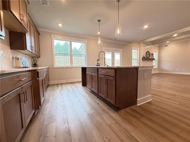 Furnished interior view inside a new home in Ponderosa Farms Manor, Gainesville (Image 7).