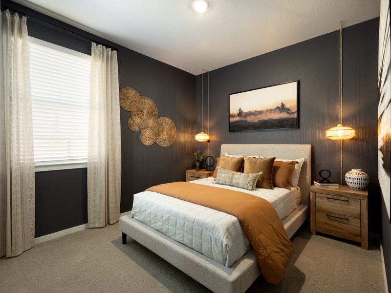 Furnished interior view inside a new home in Sanford Farms - Traditional Series, Waller (Image 9).