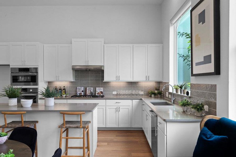 Furnished interior view inside a new home in Agave, Austin (Image 18).