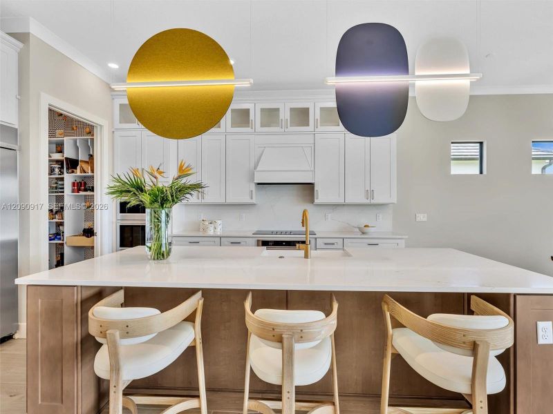 Furnished interior view inside a new home in , Davie (Image 34).