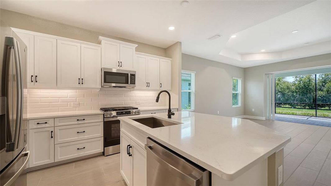 Furnished interior view inside a new home in Windward, Lakewood Ranch (Image 7).