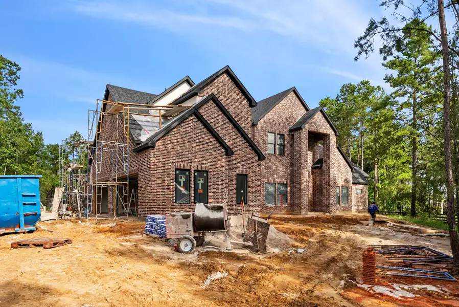 In-progress construction of a new home in , Montgomery, TX (Image 5). In-progress construction of a new home in , Montgomery, TX (Image 5).