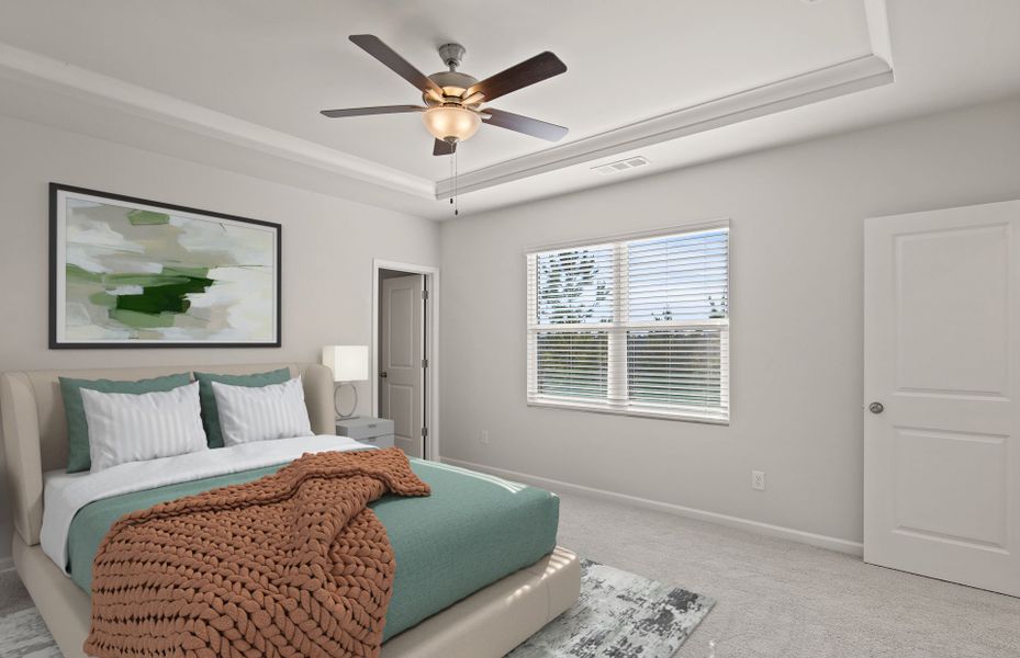 Furnished interior view inside a new home in Crescent Cove, Myrtle Beach (Image 5).